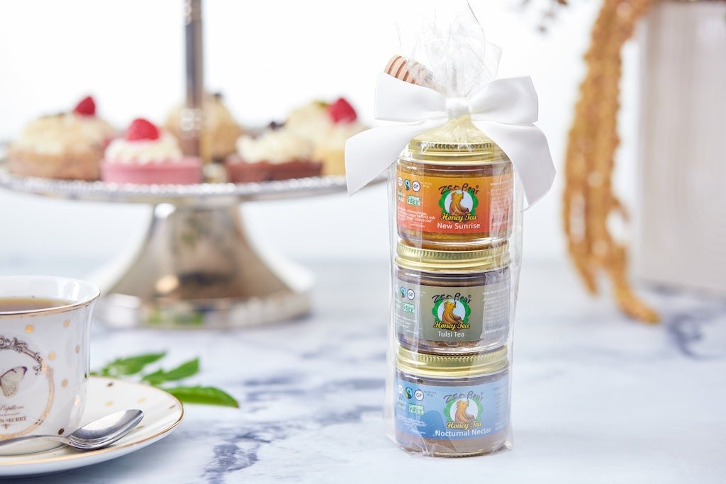 3 - Flavor Honey Tea Mini Assortment - Zenbear Honey Tea