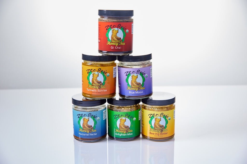 3 - Flavor Honey Tea Mini Assortment - Zenbear Honey Tea