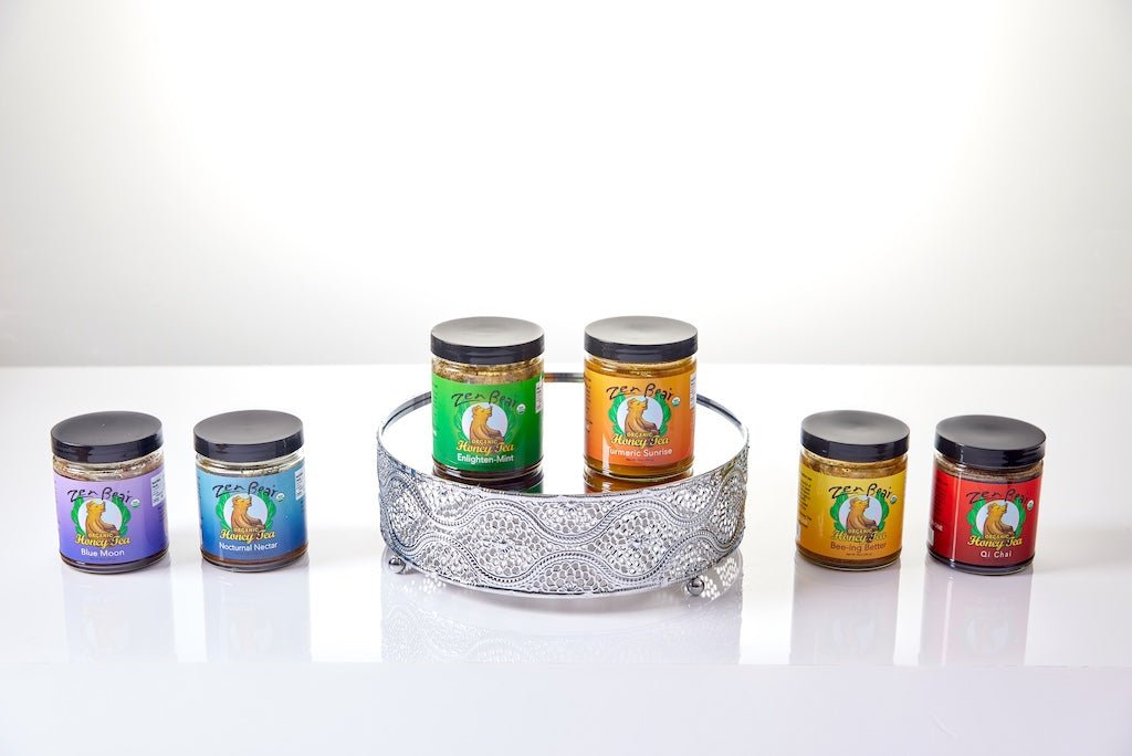 3 - Flavor Honey Tea Mini Assortment - Zenbear Honey Tea