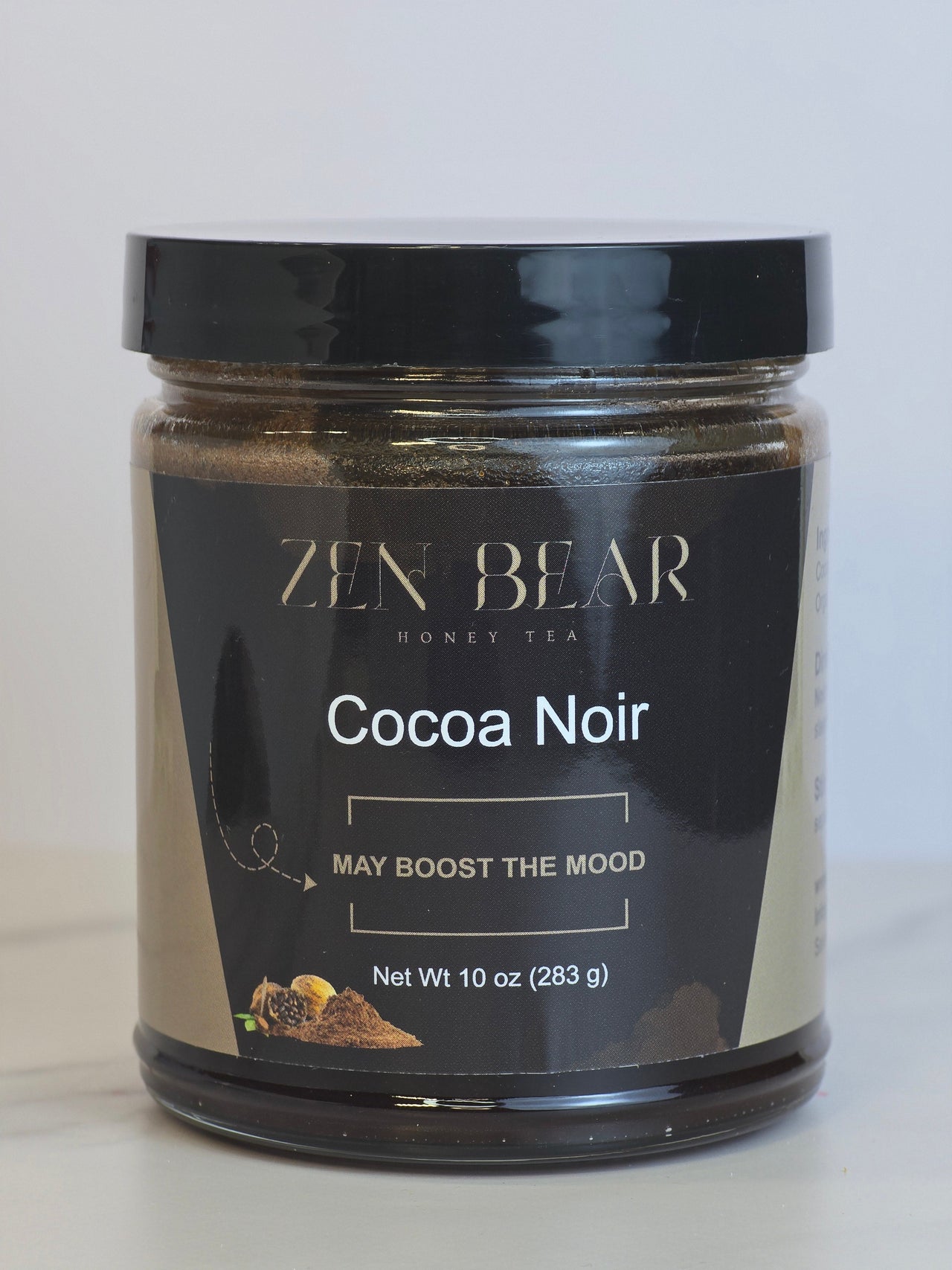 Cocoa Noir – Deep Dark Honey Cocoa Blend (10 oz) - Zenbear Honey Tea