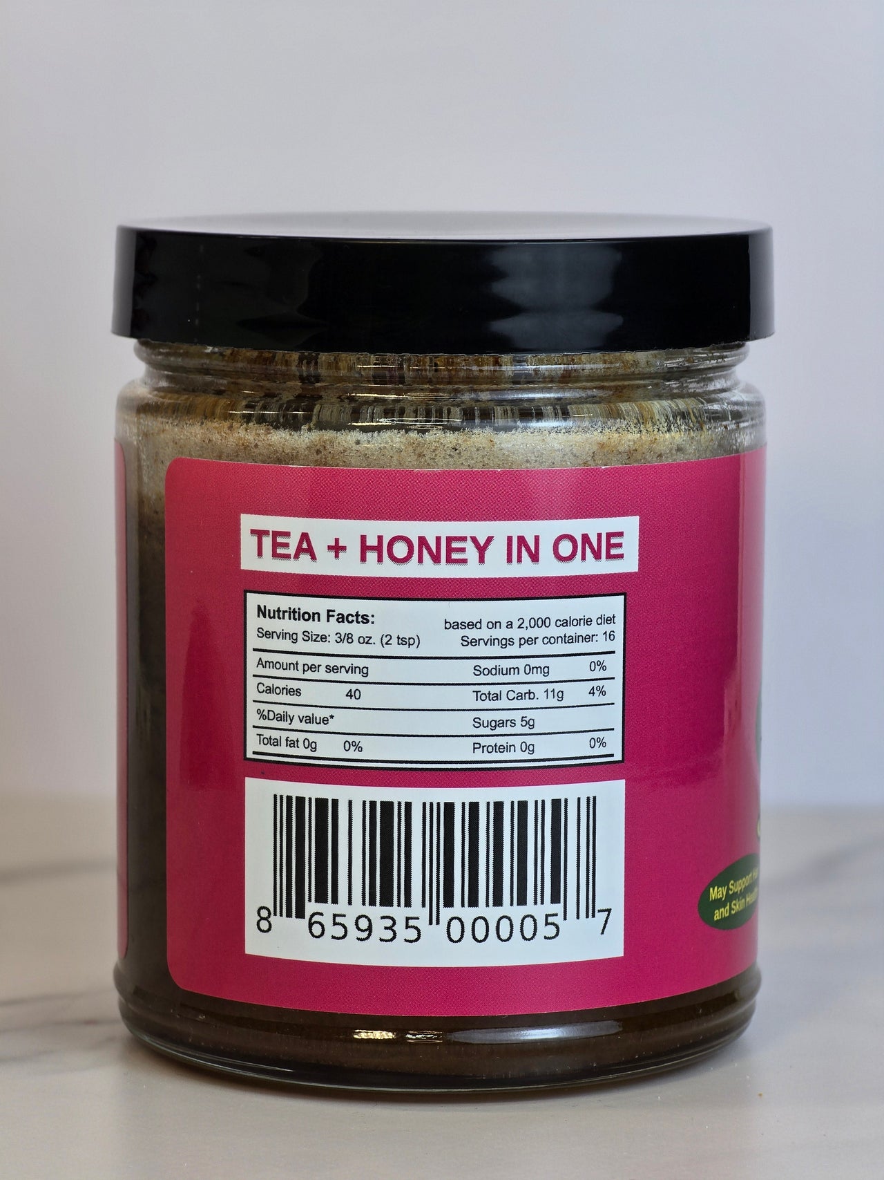 Radiant Rose Honey Tea – Organic Rose Hip & Hibiscus Blend for Glow & Calm (10 oz) - Zenbear Honey Tea
