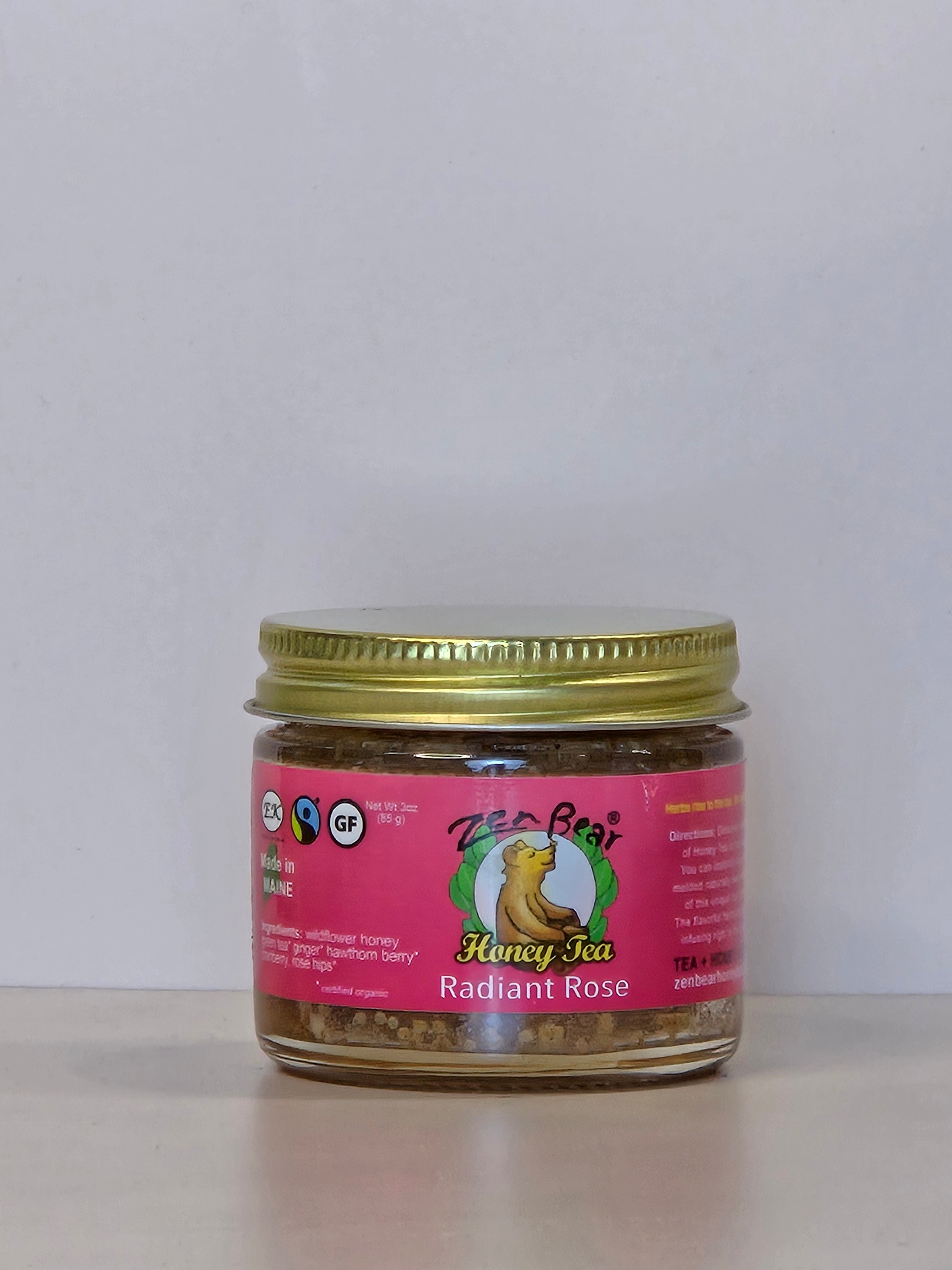 Zenbear 3oz Honey Tea Gift Jars - Zenbear Honey Tea