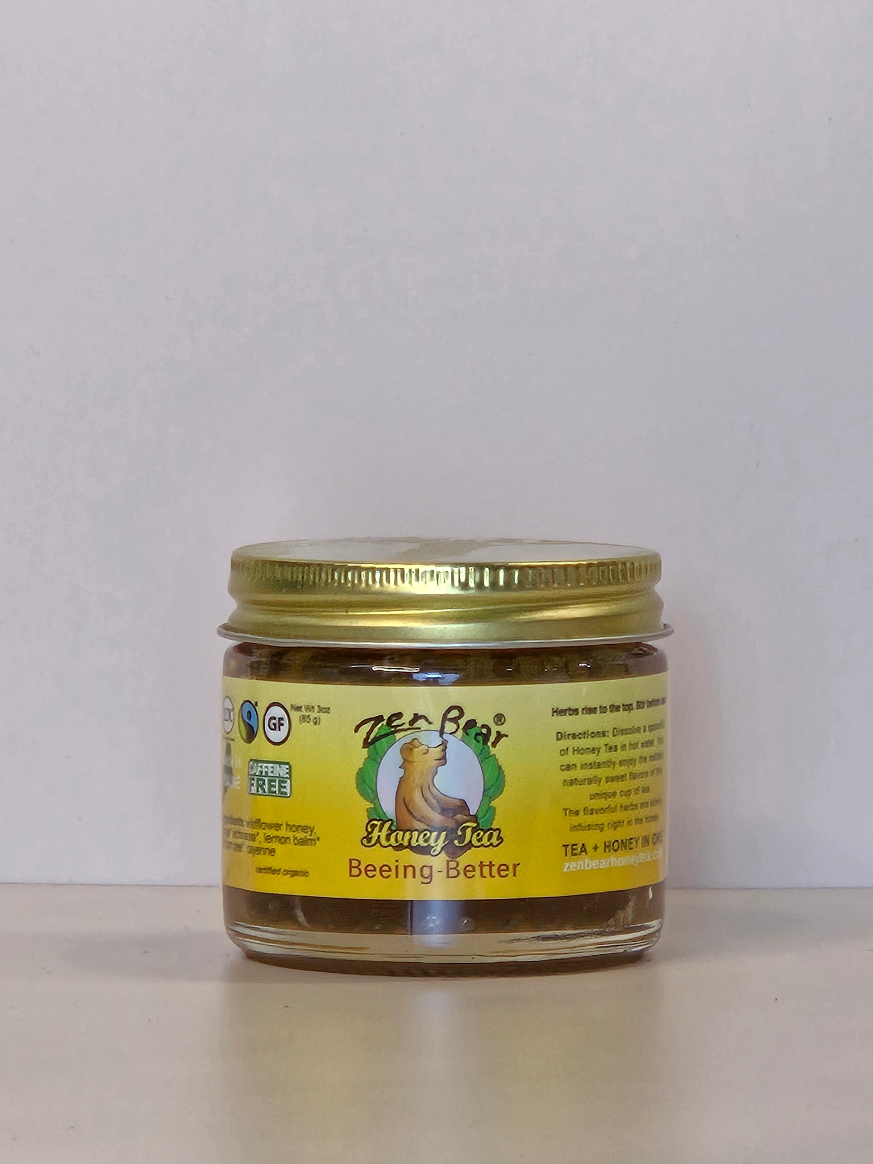 Zenbear 3oz Honey Tea Gift Jars - Zenbear Honey Tea