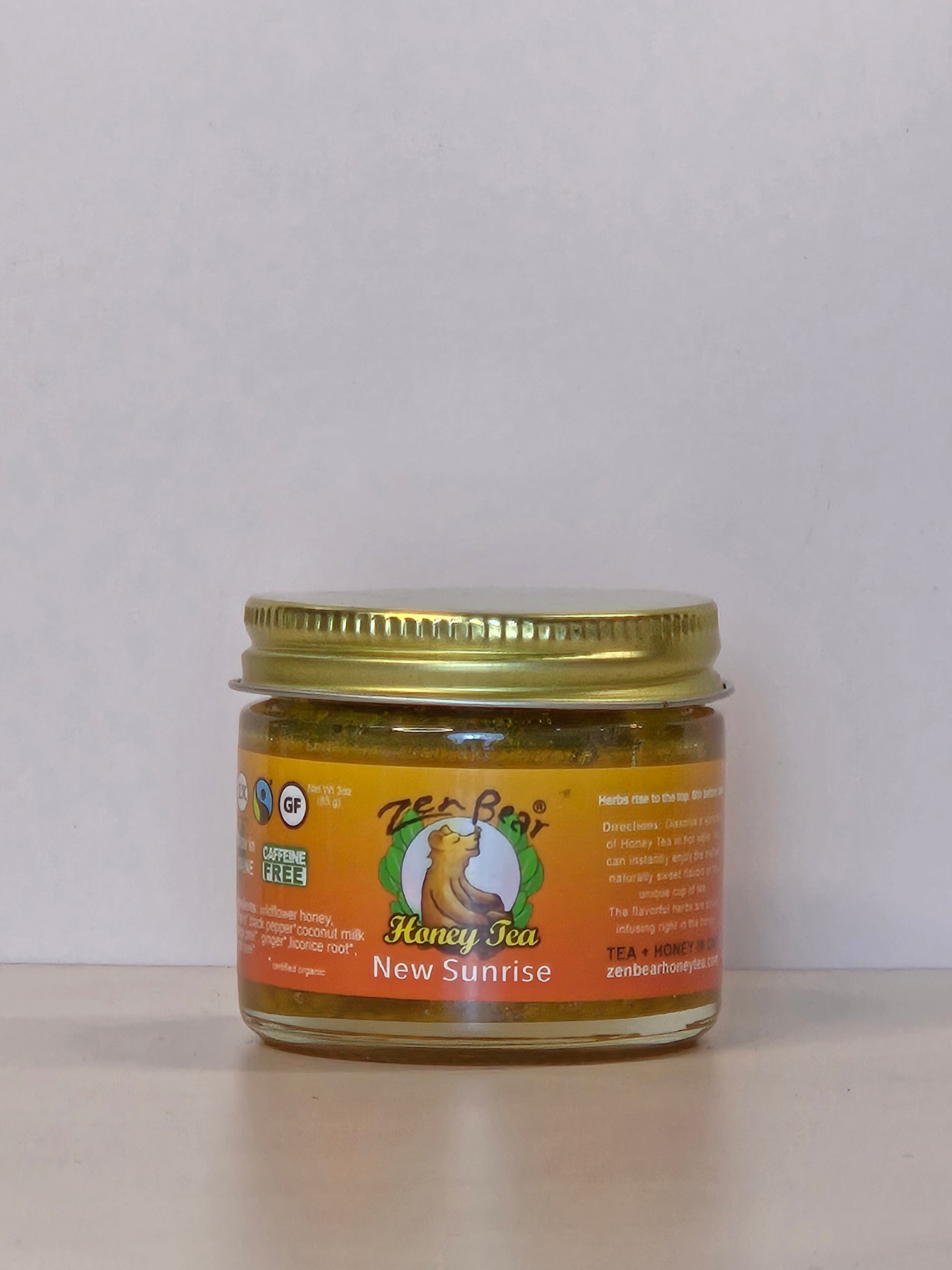Zenbear 3oz Honey Tea Gift Jars - Zenbear Honey Tea