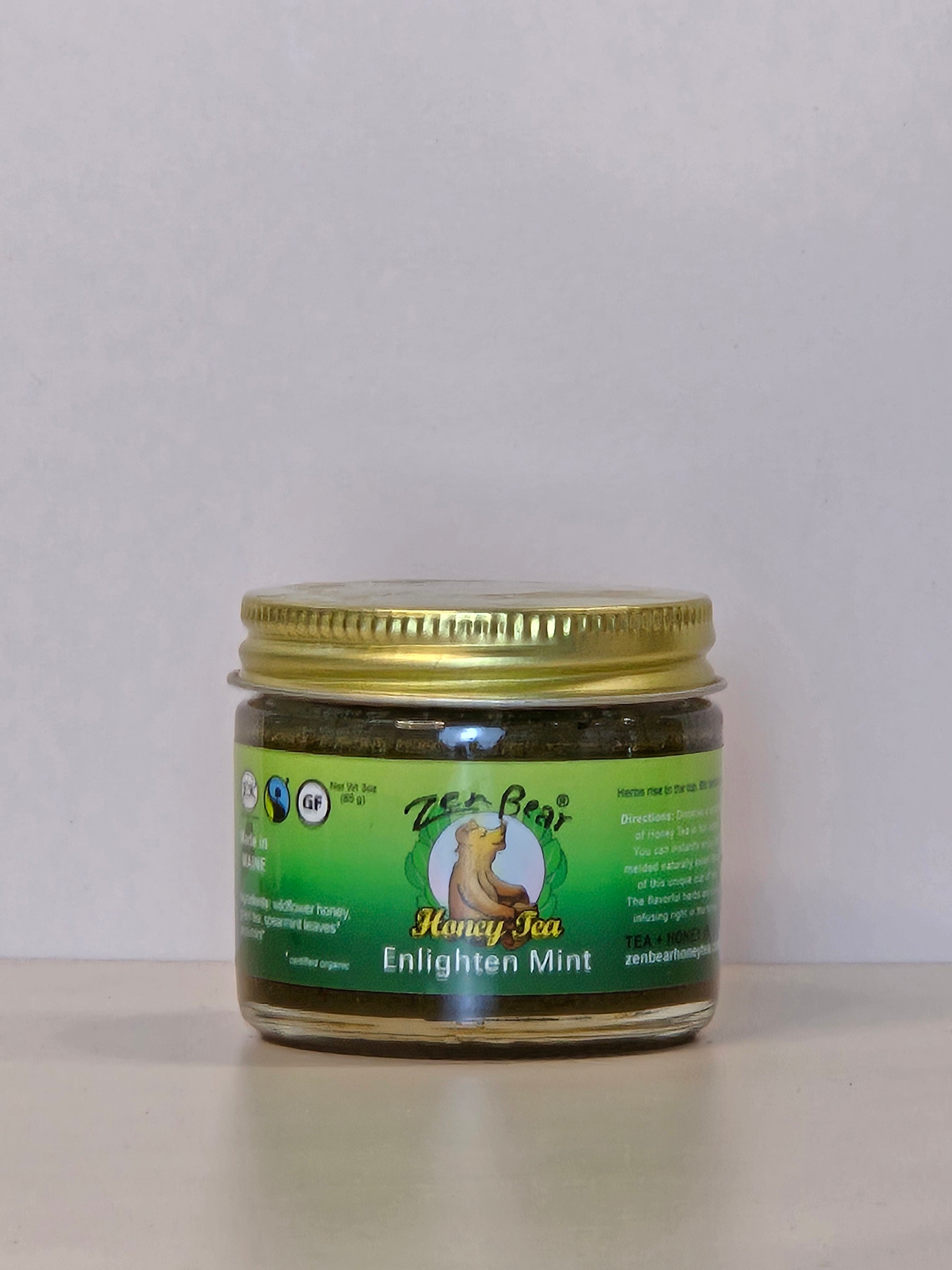 Zenbear 3oz Honey Tea Gift Jars - Zenbear Honey Tea