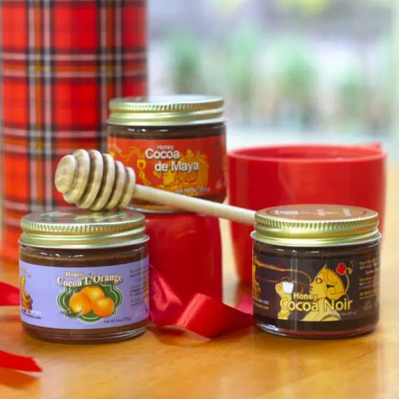 3 Flavor Honey Cocoa Mini Assortment - Zenbear Honey Tea