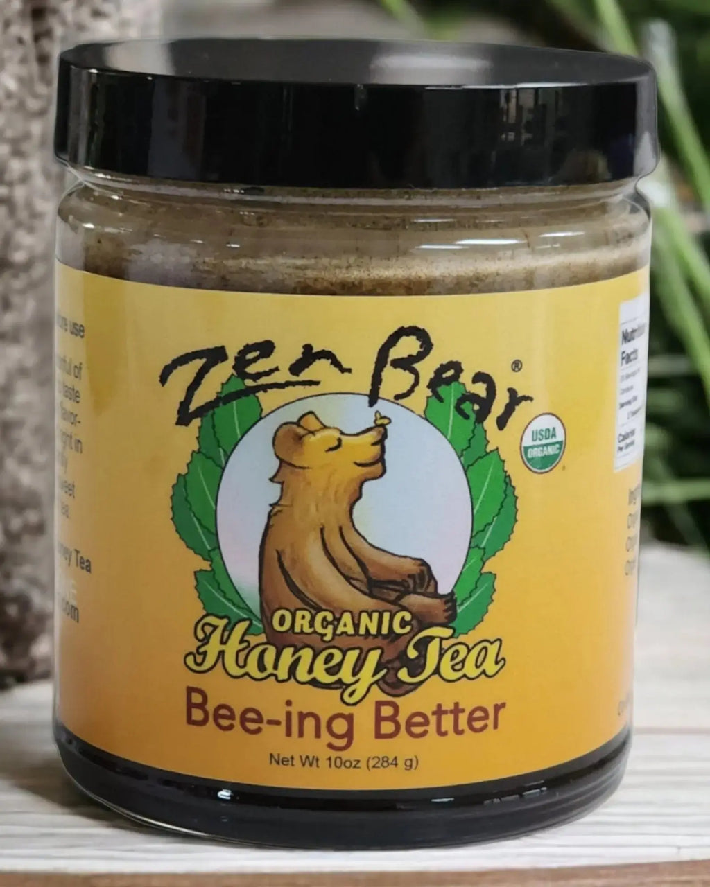 Tea With Honey Cocoa Organic Herbs & Spices Zenbear Honey Tea