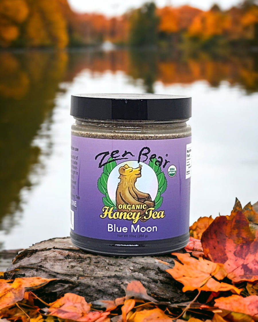 Organic Blue Moon Honey Tea - Wildflower - Maca – Zenbear Honey Tea