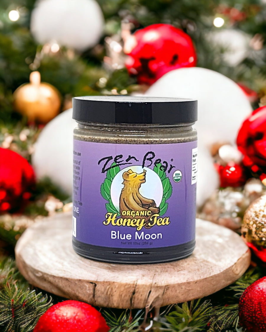 Organic Blue Moon Honey Tea - Wildflower - Maca – Zenbear Honey Tea