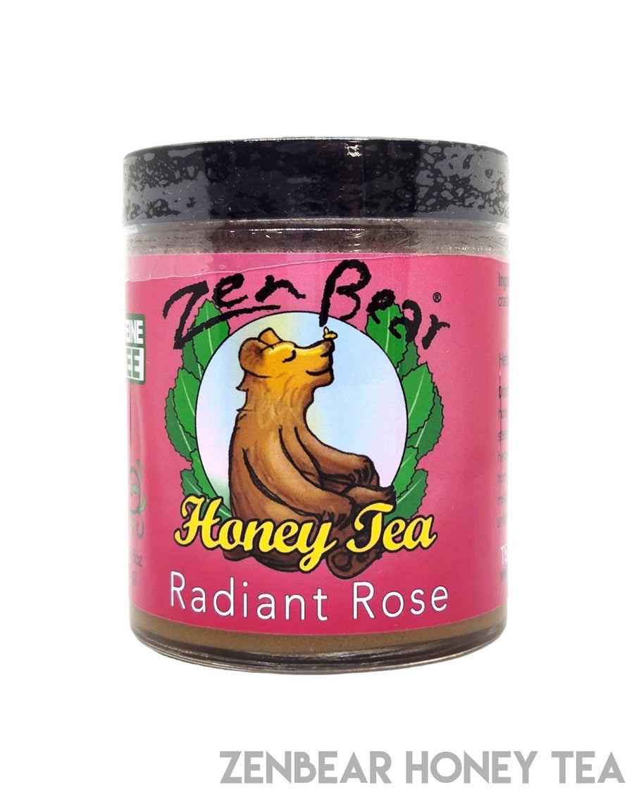 Radiant Rose Honey Tea Wildflower Ginger Zenbear Honey Tea